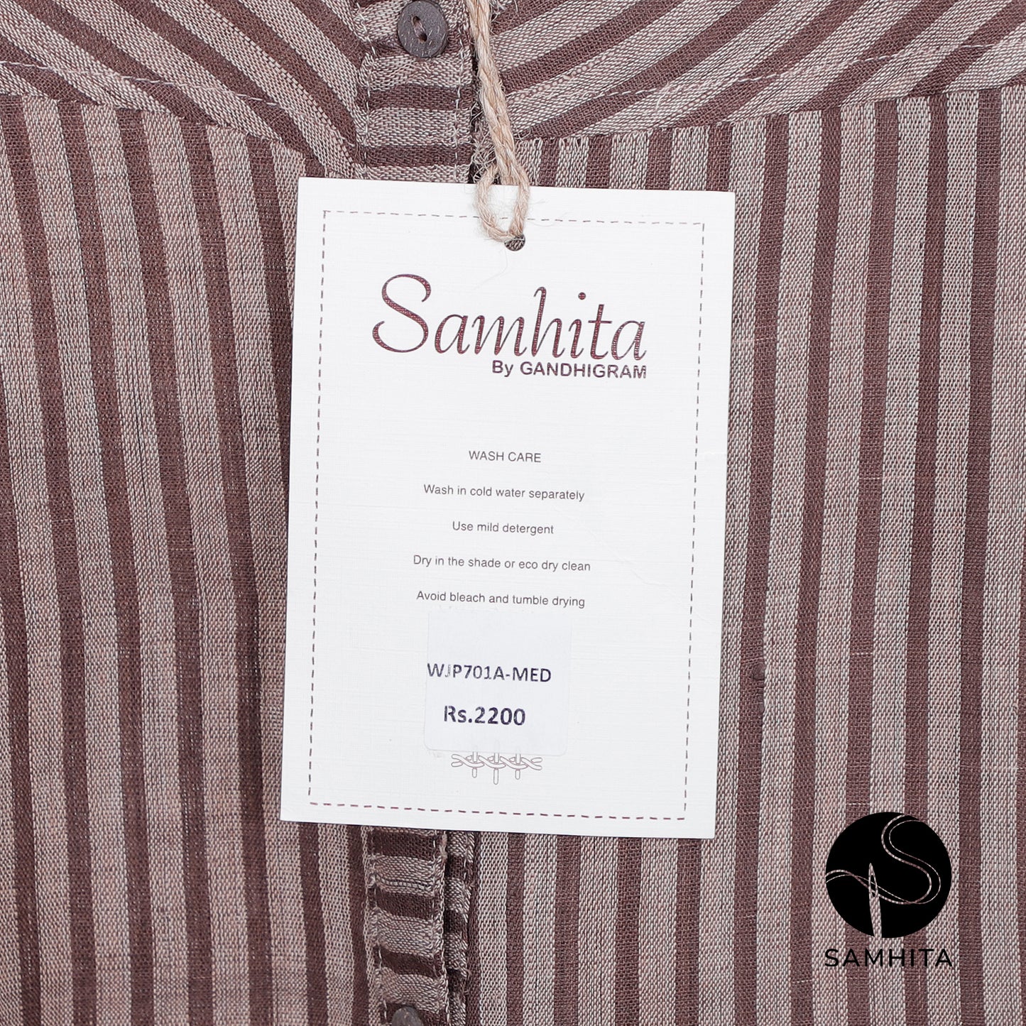 Brown Stripped Jumpsuit (WJP701A)