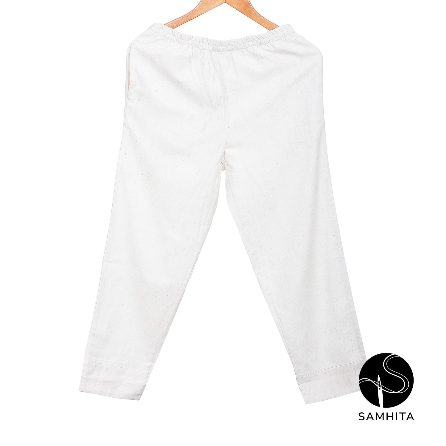 Kora cotton White Pants (WP801A)