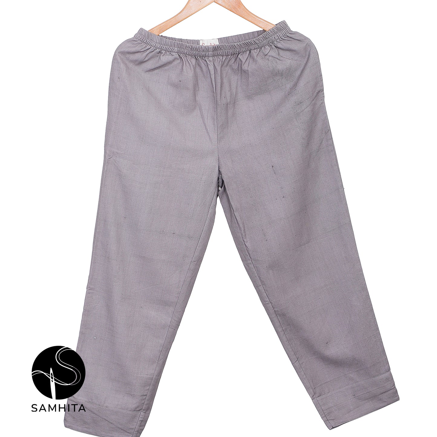 Brown Pants with Elastic waist (WP801B)