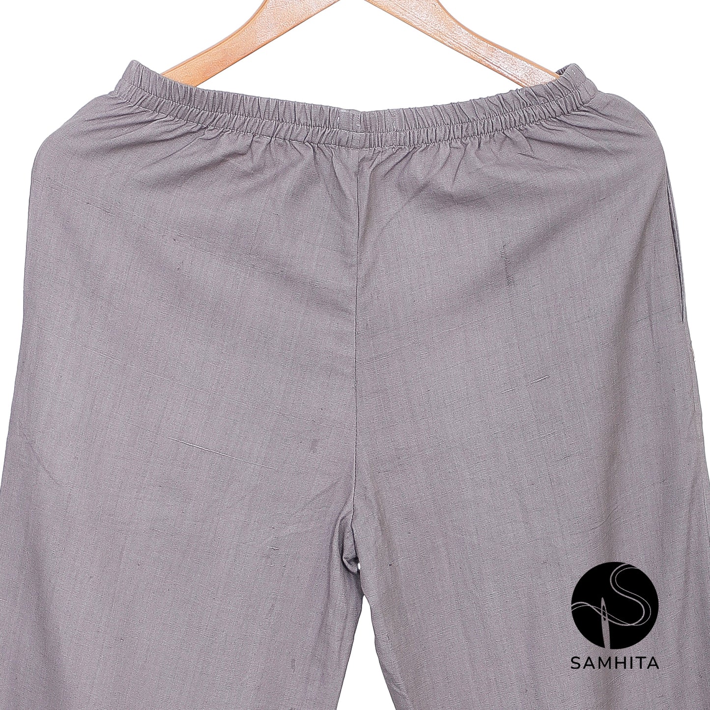 Brown Pants with Elastic waist (WP801B)
