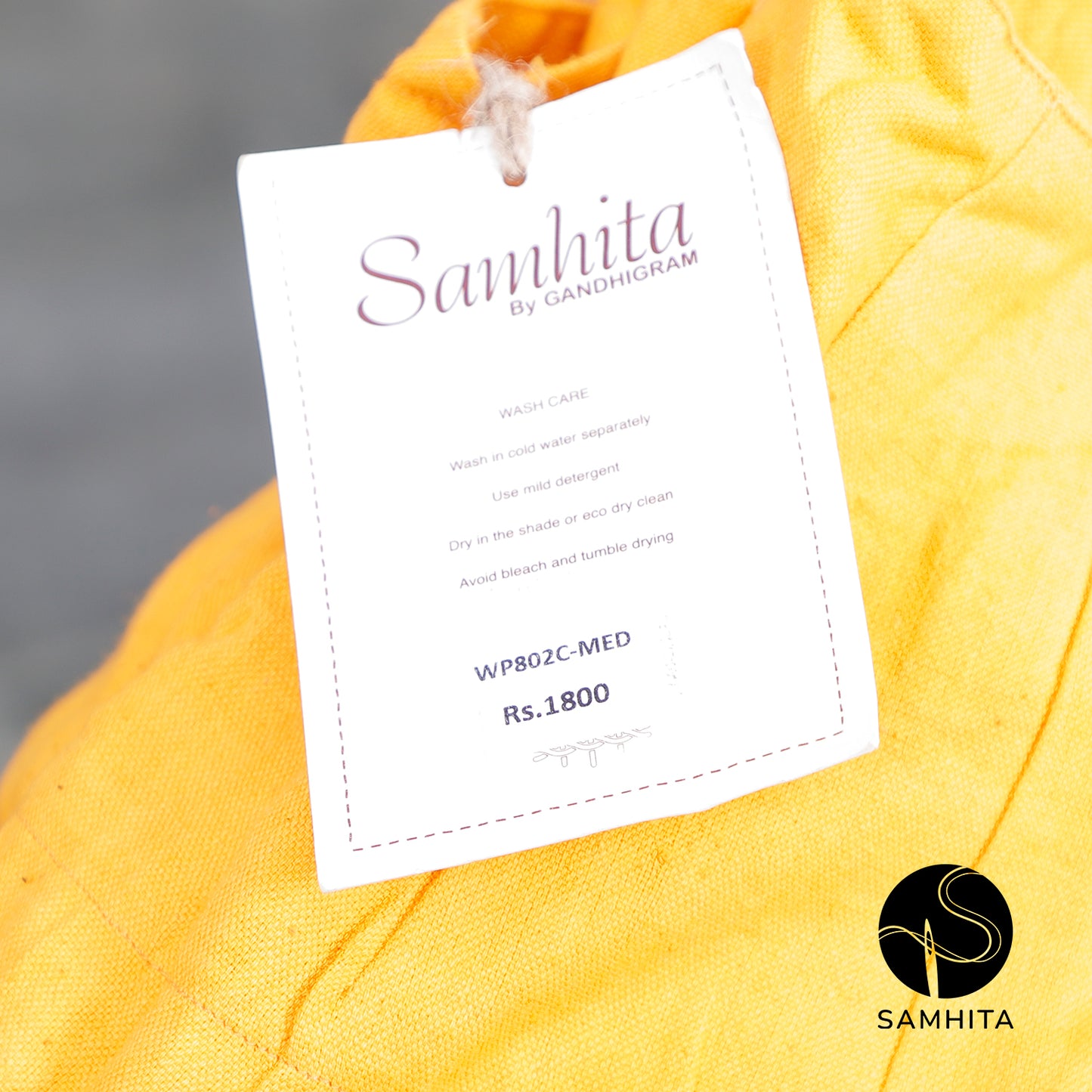 Yellow roomy kora pants (Copy) (WP802C)