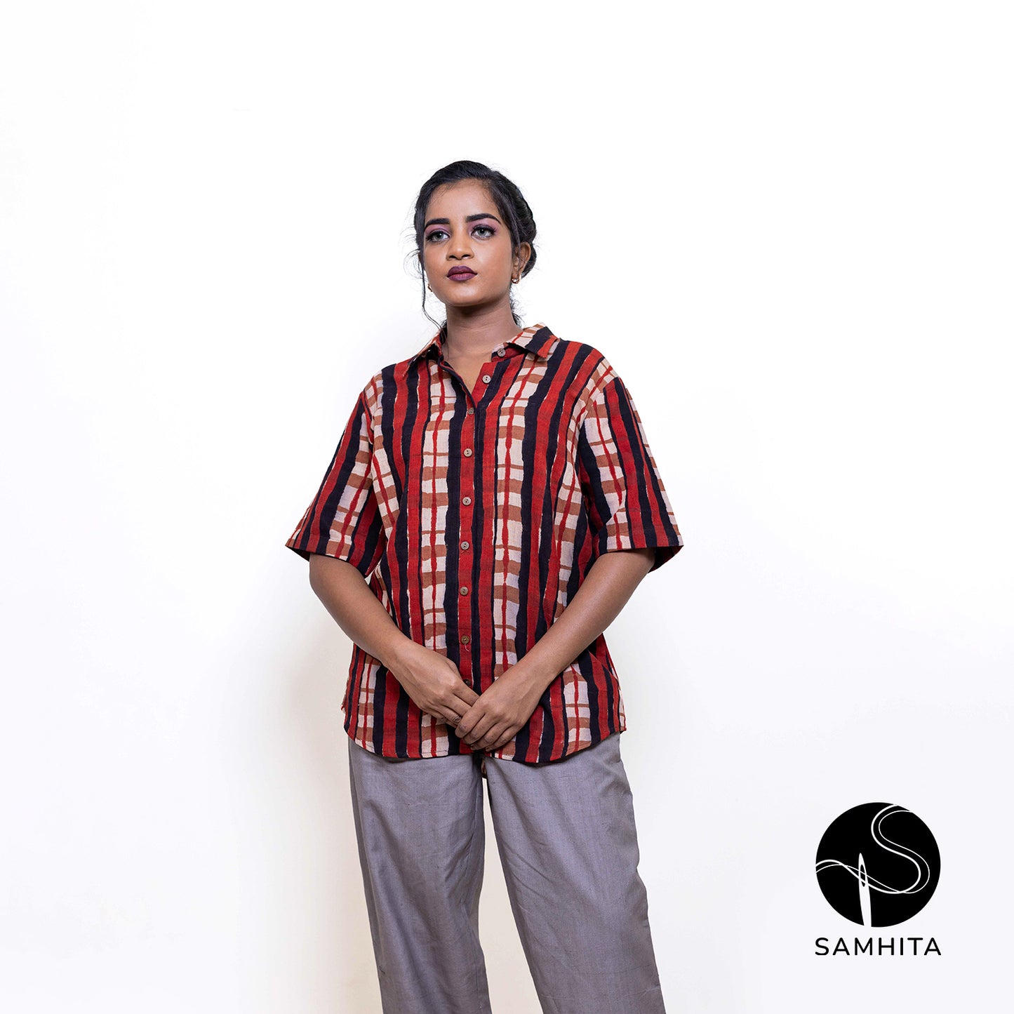 Red and black checkered shirt (WT204D)