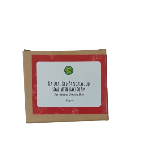 
                  
                    Natural Red Sandalwood Soap With Kacholam (Pack of 2)
                  
                