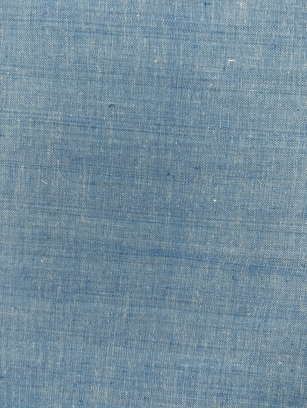 Gandhigram Khadi Fabric in Milange Blue Azo-free Dyes