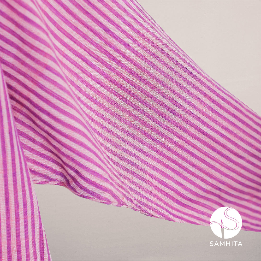 
                  
                    Men's Purple Stripe Khadi Cotton Full Sleeve Shirt with Yoke Detail and Wooden Button( MK 102 A)
                  
                
