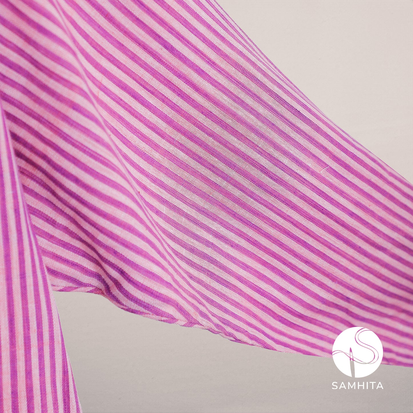 
                  
                    Men's Purple Stripe Khadi Cotton Full Sleeve Shirt with Yoke Detail and Wooden Button( MK 102 A)
                  
                