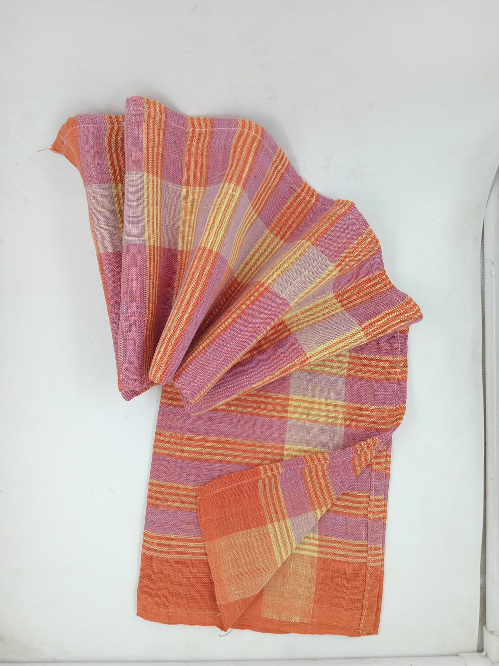 Gandhigram Khadi Small Towels (Assorted Colours) in Azo-free Dyes ()Set of 2