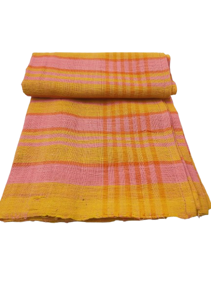 Gandhigram Khadi Small Towels (Assorted Colours) in Azo-free Dyes ()Set of 2