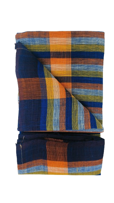 Gandhigram Khadi Small Towels (Assorted Colours) in Azo-free Dyes ()Set of 2