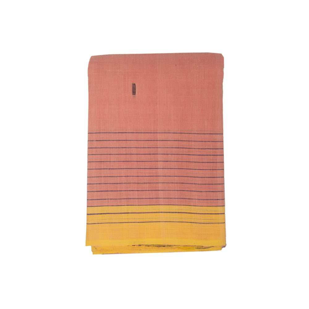 
                  
                    Gandhigram Khadi Muslin Sari in Pink Azo-free Dyes
                  
                