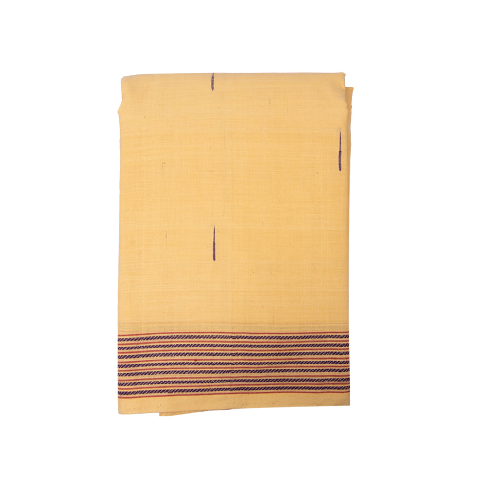 
                  
                    Gandhigram Khadi Muslin Sari in Yellow Azo-free Dyes
                  
                