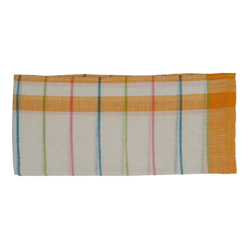 Gandhigram Khadi Small Towels (Assorted Colours) in Azo-free Dyes (Set of 2)