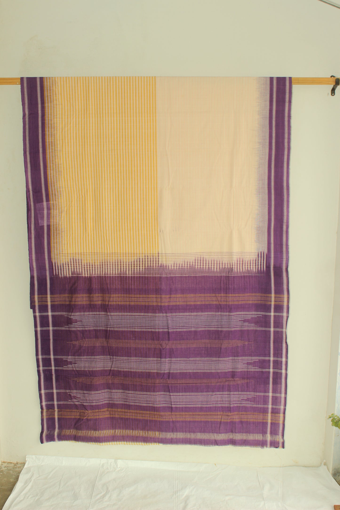 
                  
                    Gandhigram Khadi Muslin Sari in Mastard Yellow Azo-free Dyes GKKM3112
                  
                
